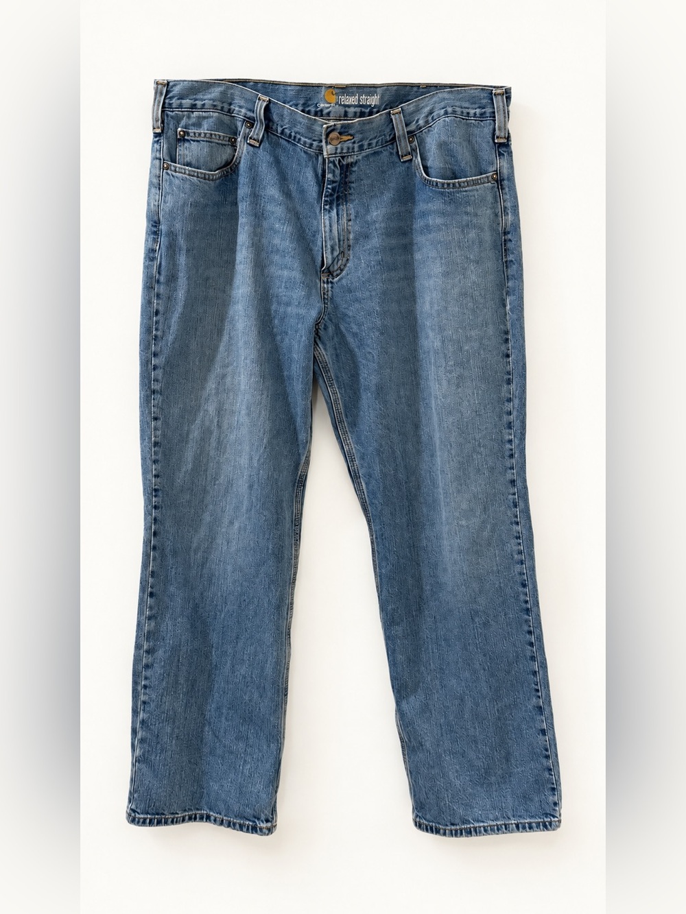 Carhartt Jeans Dark Wash Irregular Relaxed Straight 40x30”